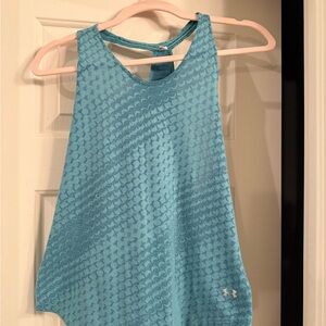 Under Armour Women's Teal Patterned Tank Top$5, Size: M